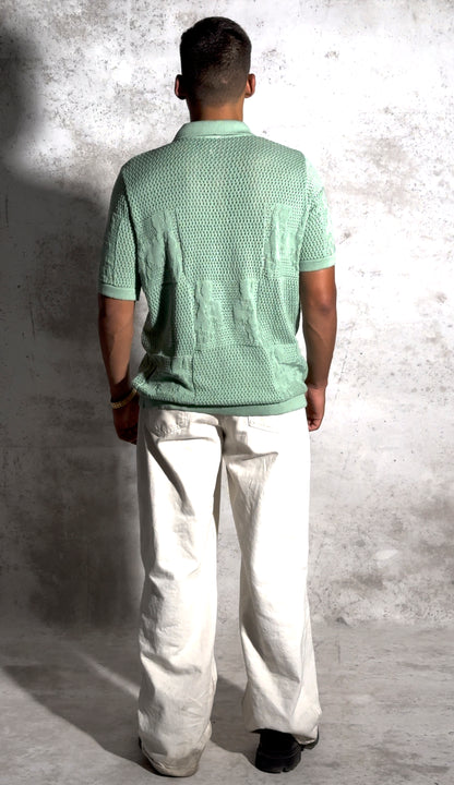 Cupid Knit Shirt-Mint