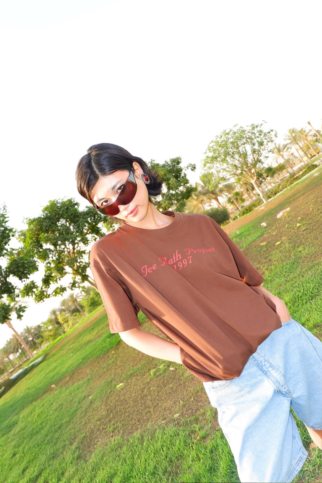 ‘Ice Bath Prj.’ Boxy T-Shirt