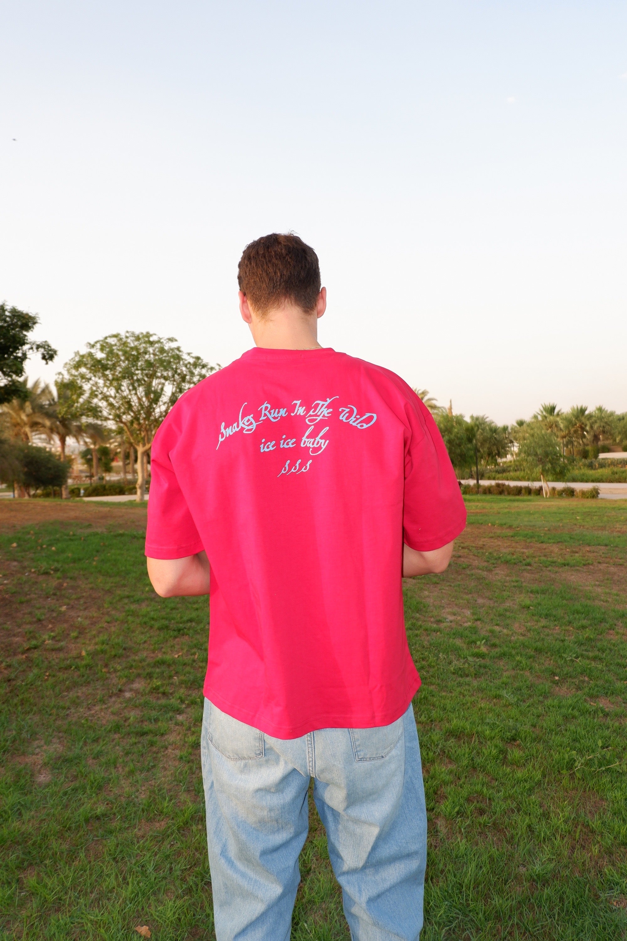 The ‘Garter’ Python Boxy T-Shirt