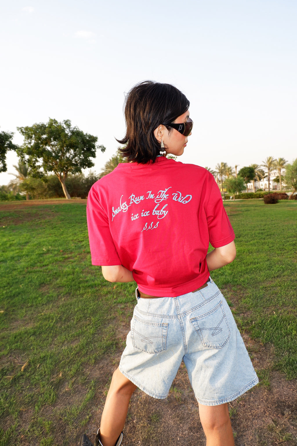 The ‘Garter’ Python Boxy T-Shirt