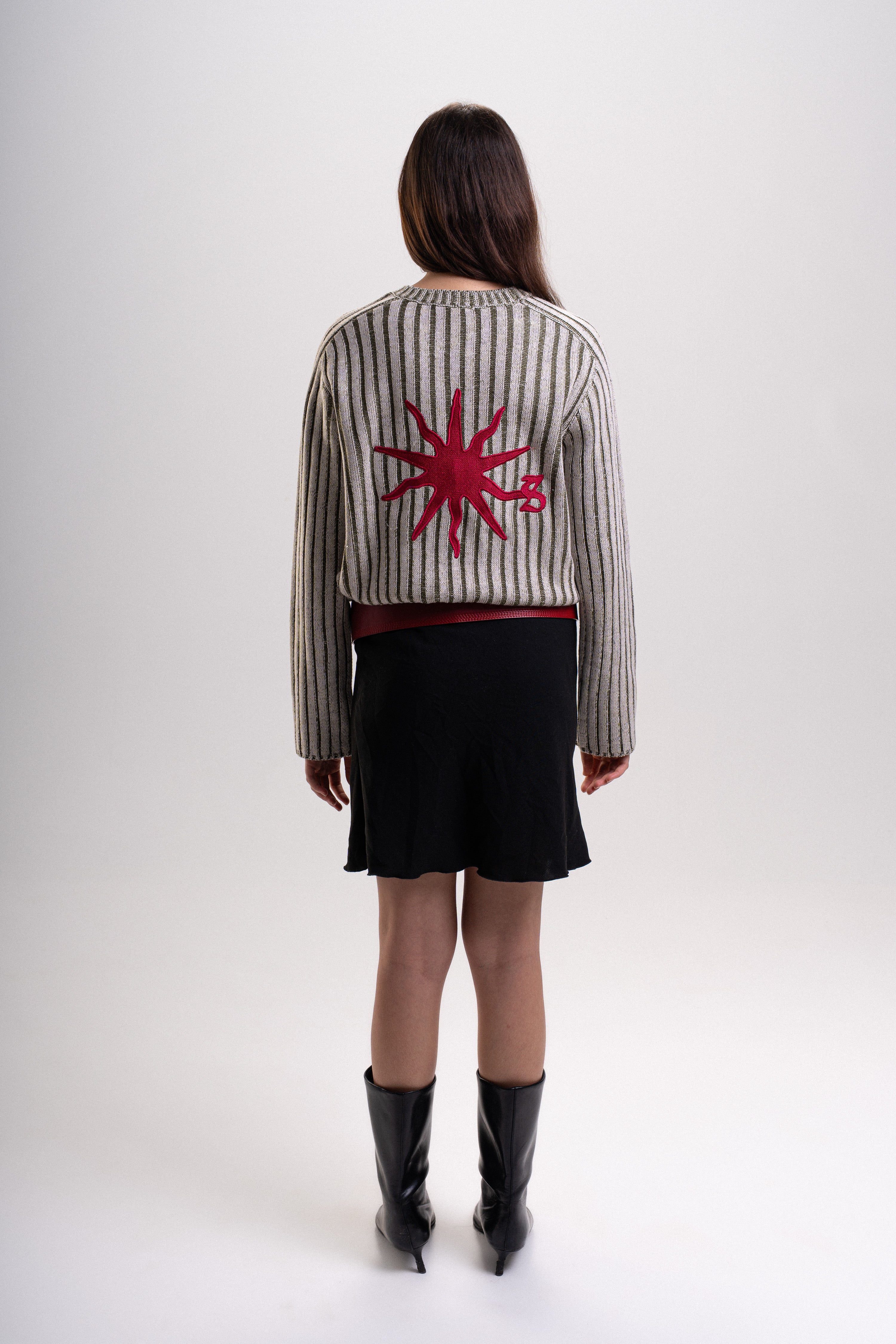 BURNING SUN WASHED SWEATER